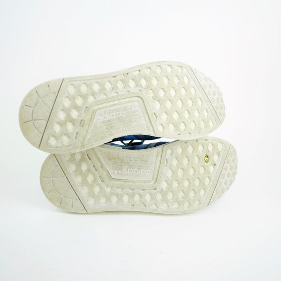 ADIDAS Boost NMD-R1 Blue Knit Sneakers Shoes main image 4